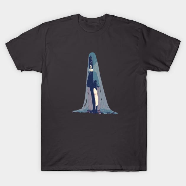 Ghostly Girl T-Shirt by DarkSideRunners